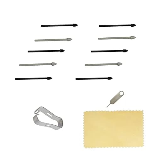 GNLKYZWV Black/Gray Stylus Pen Tips 10pcs (0.02 kg) | Compatible with Samsung Galaxy Tab S8 Series thumbnail 2