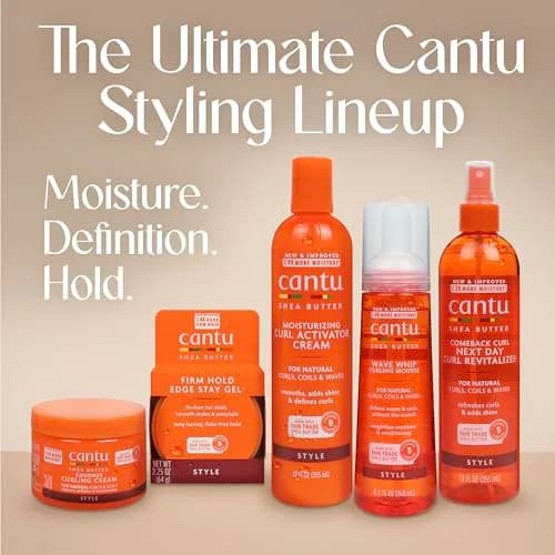 Cantu Coconut Curling Cream for Natural Hair with Pure Shea Butter 355ml (12 fl oz) (Pack of 2) | Defines & Strengthens Curls thumbnail 8
