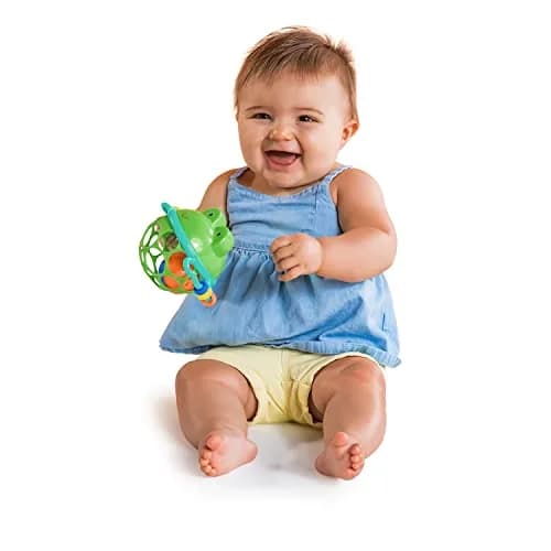 Bright Starts Little Shakers 6pc Gift Set with Oball Technology | Baby Rattles, Balls and Teethers for Newborns+ thumbnail 8