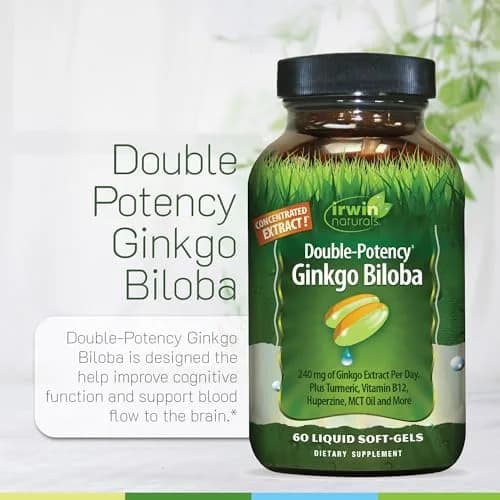 Irwin Naturals Double-Potency Ginkgo Biloba 120 Liquid Soft-Gels | Supports Memory & Brain Wellness thumbnail 5