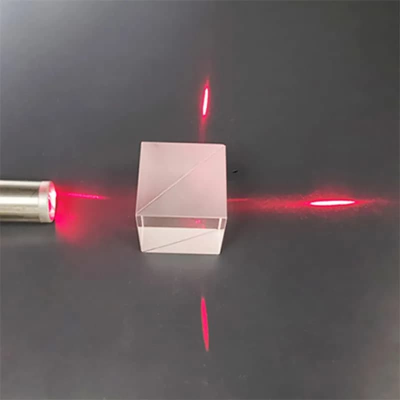 NYJLGD Beam Splitter Cube 25mm (0.98 inch) | 50:50 Ratio Optical Glass Prism for Spectrometry thumbnail 4