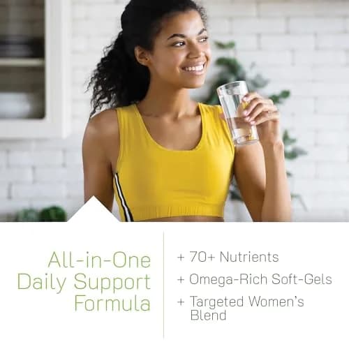 Irwin Naturals Women’s Living Green Liquid-Gel Multivitamins | 90 ct 2-Pack for Women’s Wellness & Energy Support thumbnail 4