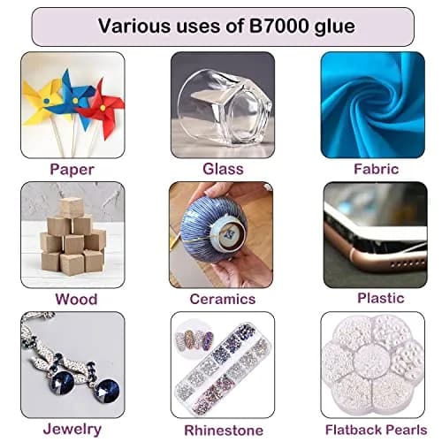 FITTDYHE B7000 Clear Glue 110ml (3.7oz) | Professional Adhesive for Jewelry, Crafts, and Electronics thumbnail 5