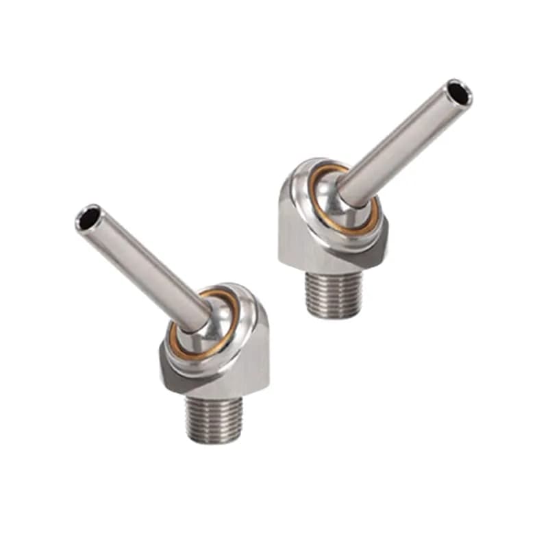 PGFUN Coolant Nozzle 30mm | Heavy Duty Stainless Steel, Adjustable, 360° Rotation