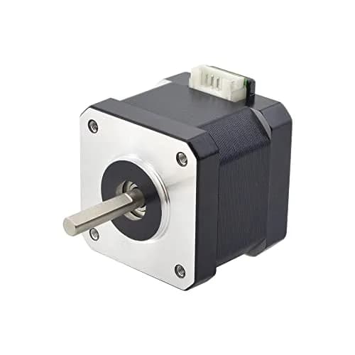 STEPPERONLINE Nema 17 Stepper Motor Bipolar 1.5A 42Ncm 42x42x38mm 1.8deg 4 Wires with 1m Cable and Connector (5 Pack) thumbnail 2