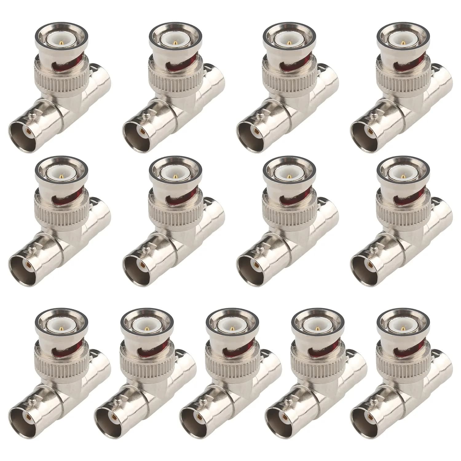 Fanbalunke BNC Splitter Adapter 13 Pcs BNC Male to 2 Female T Connector | Connect Multiple Devices