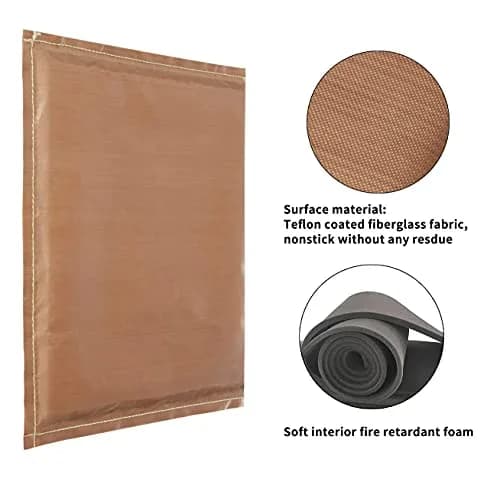 VCHOMY 4 Pack Heat Press Pillow Mat Bundle | 4 Sizes Teflon Transfer Pillows for Sublimation Projects thumbnail 3
