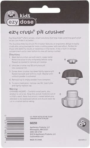 EZY DOSE Large Pill Crusher & Tablet Grinder with Storage Compartment, Green | Arthritis Foundation-Endorsed thumbnail 5