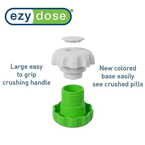 EZY DOSE Large Pill Crusher & Tablet Grinder with Storage Compartment, Green | Arthritis Foundation-Endorsed thumbnail 2