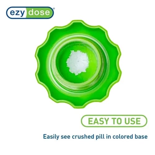 EZY DOSE Large Pill Crusher & Tablet Grinder with Storage Compartment, Green | Arthritis Foundation-Endorsed thumbnail 4