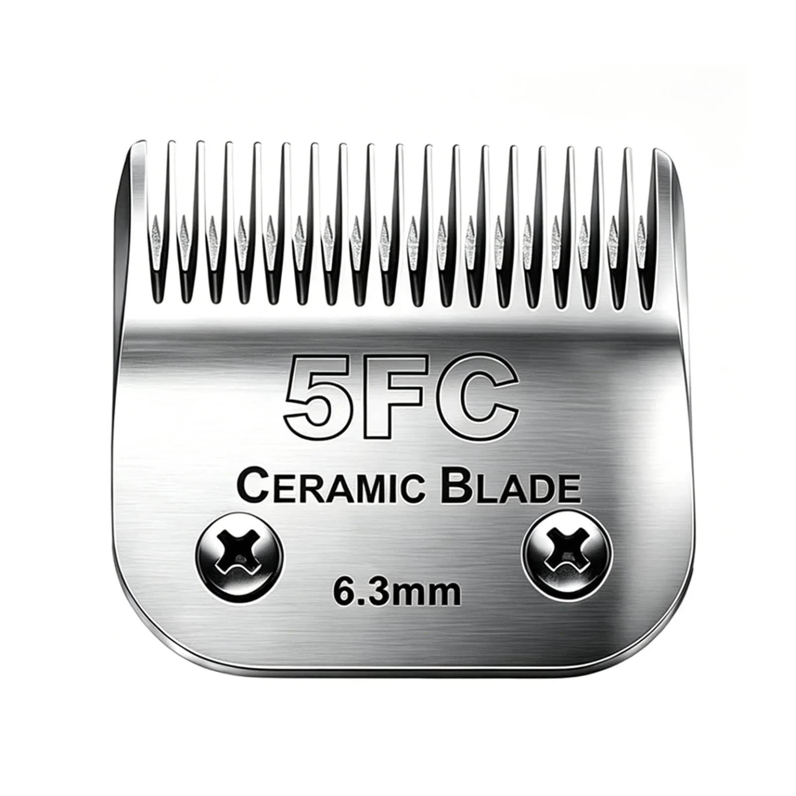 Audoc 5FC Blade Dog Grooming Clipper Blades | Compatible with Andis Dog Clipper, Ceramic & Stainless Steel, 6.3mm Cut