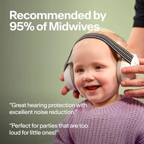 Alpine Muffy Baby Ear Muffs Noise Protection | Toddler Ear Protection 23 dB SNR (Green) thumbnail 3