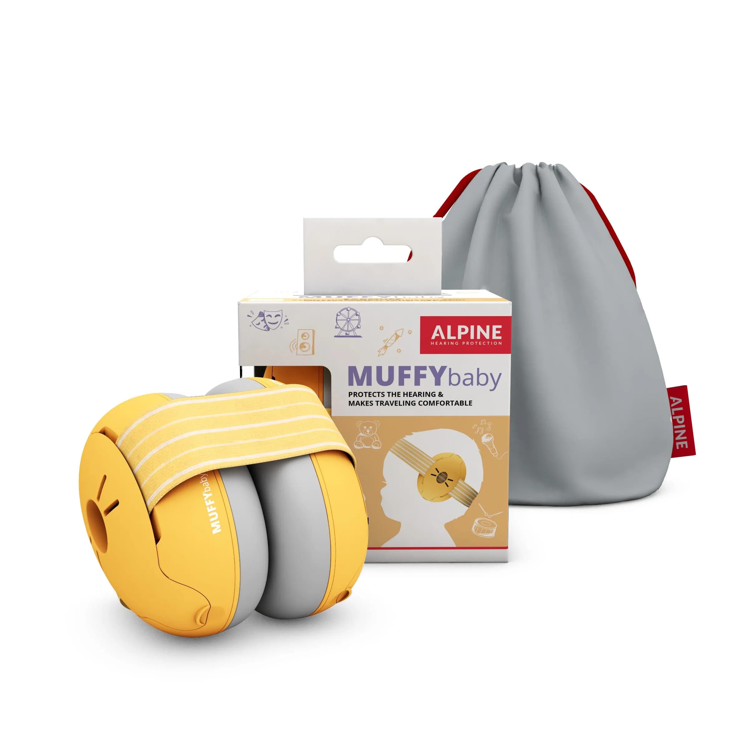 Alpine Muffy Baby Ear Muffs Noise Protection | Toddler Ear Protection 23 dB SNR (0.114 kg)