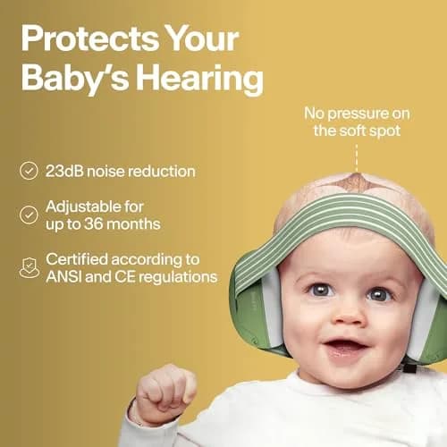 Alpine Muffy Baby Ear Muffs Noise Protection | Toddler Ear Protection 23 dB SNR (0.114 kg) thumbnail 2