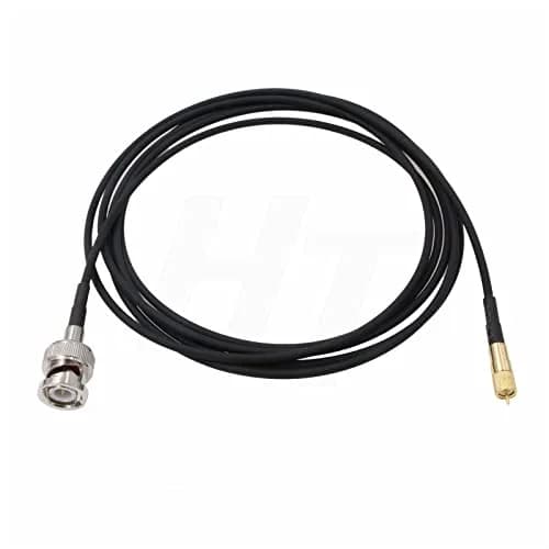 HangTon BNC to Microdot UNF 10-32 RF Coax Cable for GRAS Mic Vibration Test Sensor 12" | 50 Ohm RF Cable thumbnail 2