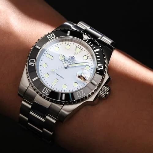 ADDIESDIVE Quartz Dive Watch for Men 41mm (1.61 in) | 200M Water Resistant Analog Stainless Steel thumbnail 4