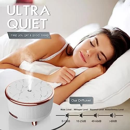 Jpord Large Room Essential Oil Diffuser 500ml (16.9 Fl Oz) | Ultrasonic Cool Mist Humidifier with Remote & Timer thumbnail 4