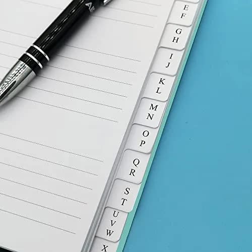 Nokingo Spiral Password Book with Alphabetical Tabs - 7 x 5 Inch | Organize Internet Logins thumbnail 4
