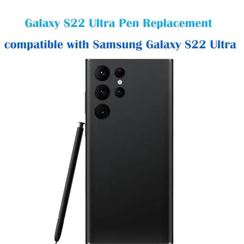 Alovexiong Replacement S Pen for Samsung Galaxy S22 Ultra 5G SM-S908 (Black) | 4096 Pressure Levels thumbnail 4