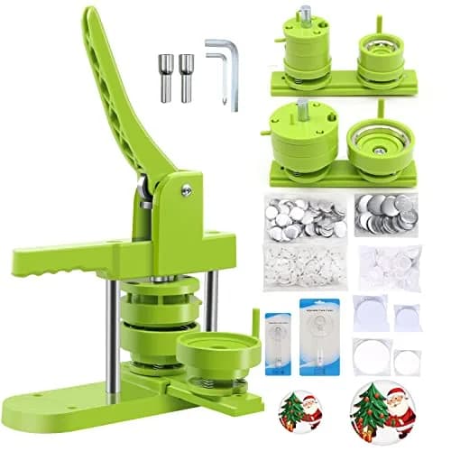 MK.Bear Button Maker Machine - Multiple Sizes 1.25in+2.25in | DIY Button Kit for Gifts & Crafts thumbnail 1