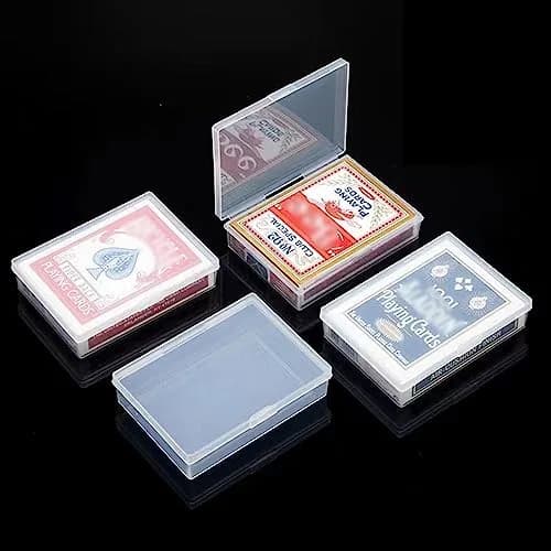 DKAOVH Clear Plastic Playing Card Case Holder (3.74 x 2.71 x 0.94 inch) | Pack of 4 for Tabletop Games thumbnail 7