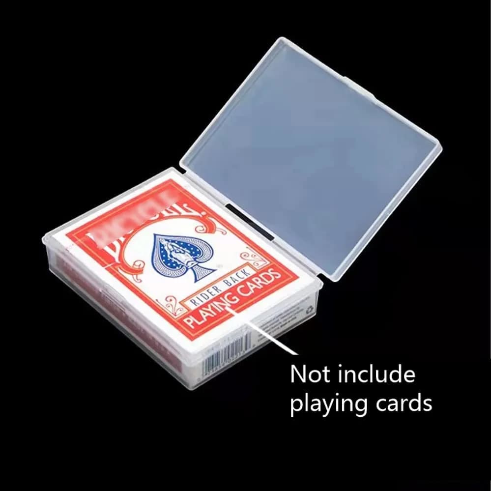 DKAOVH Clear Plastic Playing Card Case Holder (3.74 x 2.71 x 0.94 inch) | Pack of 4 for Tabletop Games thumbnail 5