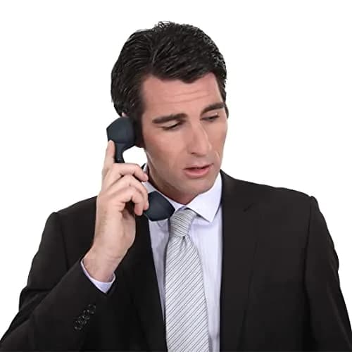 LIONSOUL Retro Bluetooth Handset with USB Charging | Black, 10M Range thumbnail 4