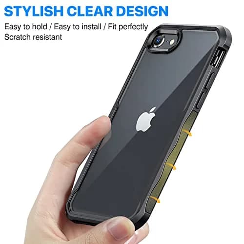 CENHUFO Privacy Case for iPhone SE 2022/2020, iPhone 8/7 | Full Body Shockproof with Built-in Privacy Screen Protector thumbnail 7