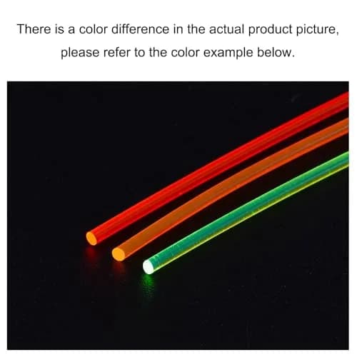 MECCANIXITY Fiber Optic Rods PMMA 1.5mm x 20cm (5-Pack) | Bright Sight Filament for CZ Shadow 2 thumbnail 3