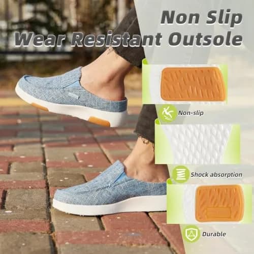 OrthoComfoot Women's Orthopedic Slip-On Loafers Size 7 | Support for Plantar Fasciitis & Foot Pain thumbnail 8
