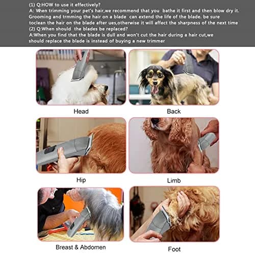 Audoc #10 Detachable Pet Clipper Blade 1.5mm (1/16") | Compatible with Andis, Oster A5, Wahl KM Series thumbnail 8