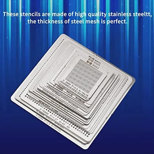 Ellbest Soldering & Reballing Station with 36 BGA Reballing Stencils | High-Quality Stainless Steel, Economical & Durable thumbnail 7
