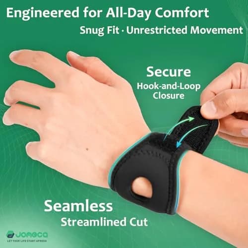 JOMECA Wrist Brace for TFCC Tears with Built-in Ring Pad | Support for Ulnar Wrist Pain & Instability (L/XL) thumbnail 4