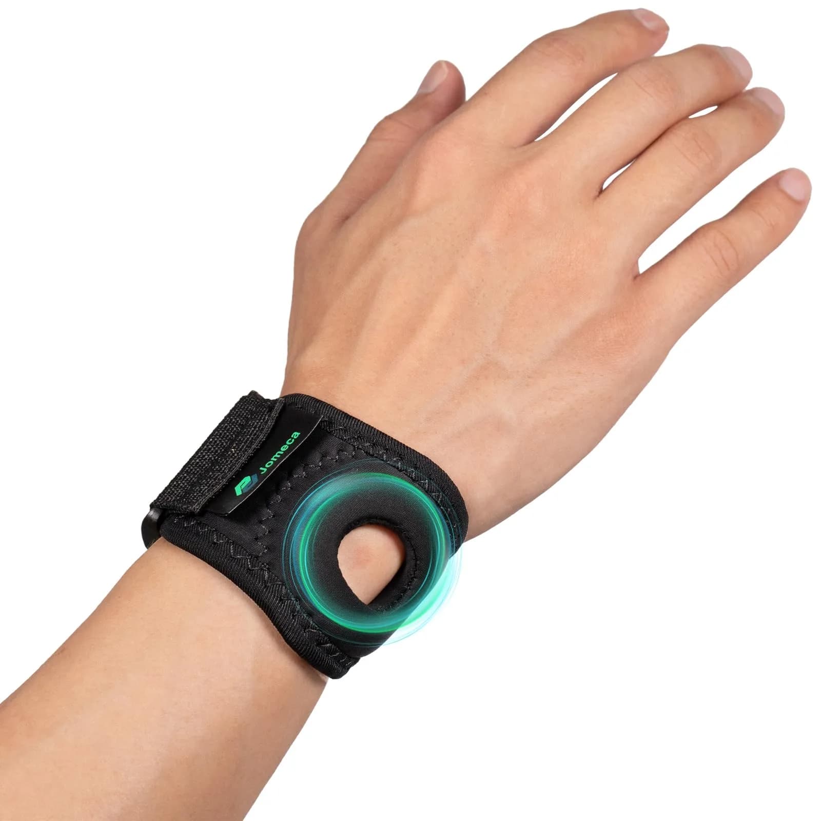 JOMECA Wrist Brace for TFCC Tears with Built-in Ring Pad | Support for Ulnar Wrist Pain & Instability (L/XL) — Black