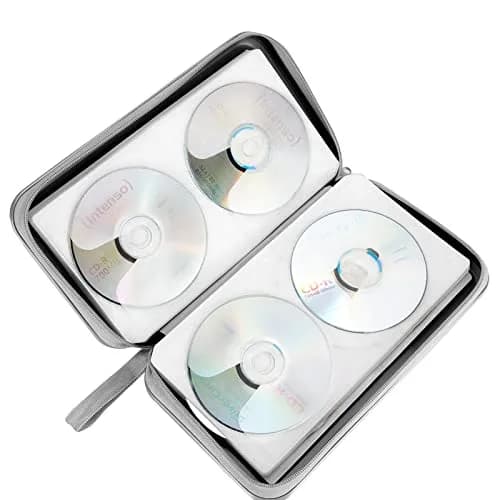 Siveit Black CD DVD Storage Binder 96 Capacity | Lightweight Car Organizer thumbnail 5