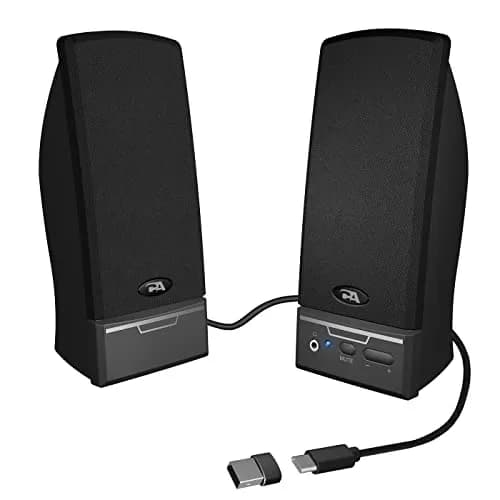 Cyber Acoustics CA-2014USB 2.0 Computer Speakers 10W Stereo Sound | USB Powered Desktop Audio thumbnail 1