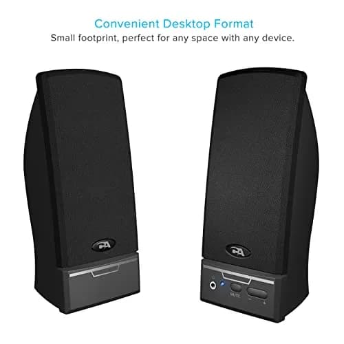 Cyber Acoustics CA-2014USB 2.0 Computer Speakers 10W Stereo Sound | USB Powered Desktop Audio thumbnail 2