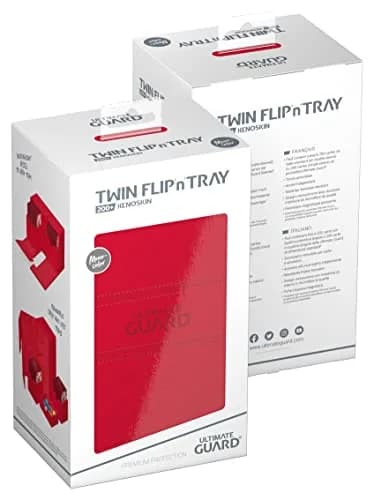 Ultimate Guard Twin Flip'n'Tray 200+ Storage Box for 200 Double-Sleeved TCG Cards | Microfiber & Magnetic Closure thumbnail 8