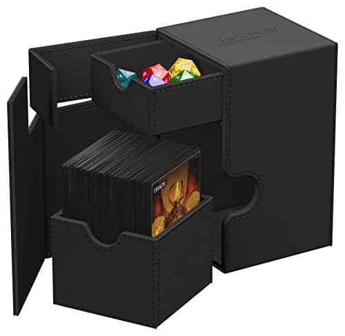 Ultimate Guard Flip'n'Tray 100+ Deck Case for 100 Double-Sleeved TCG Cards + Dice Tray | Magnetic Closure & Microfiber Lining thumbnail 5