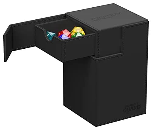 Ultimate Guard Flip'n'Tray 100+ Deck Case for 100 Double-Sleeved TCG Cards + Dice Tray | Magnetic Closure & Microfiber Lining thumbnail 2