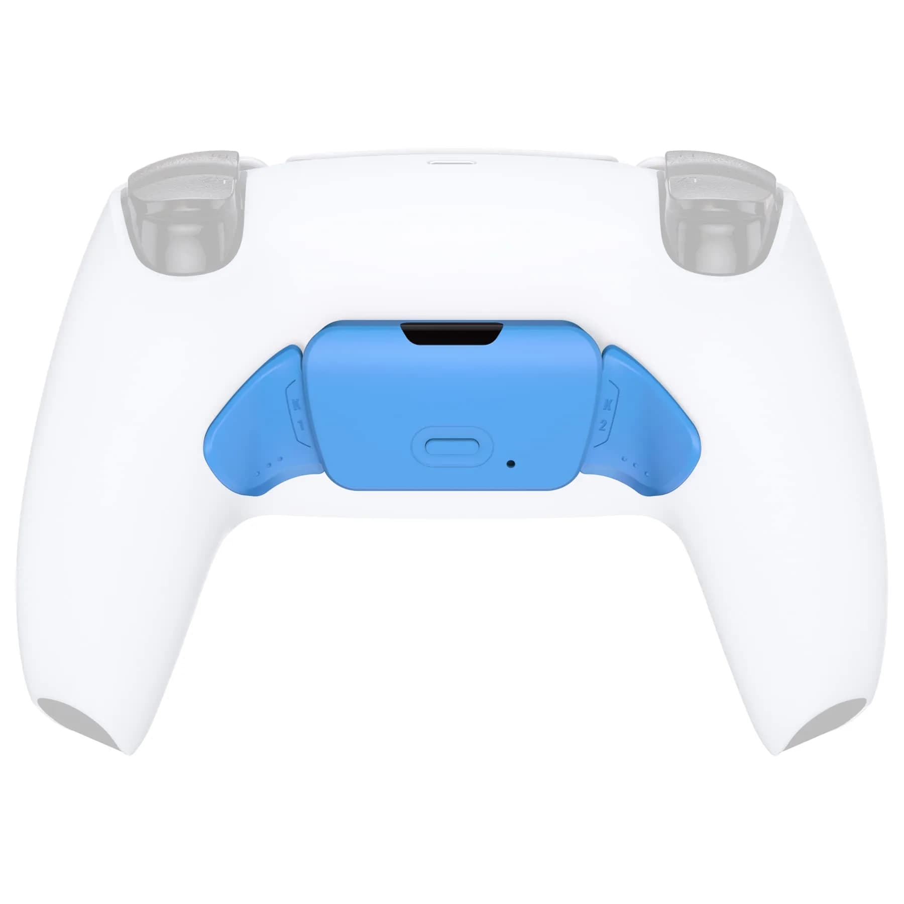 eXtremeRate Solid Black Replacement K1 K2 Back Buttons for PS5 RISE Remap Kit | Ergonomic ABS Plastic — Starlight Blue