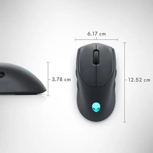 Alienware AW720M Tri-Mode Wireless Gaming Mouse - 26,000 DPI, 8 Programmable Buttons, Magnetic Charging, Dark Side of The Moon thumbnail 8