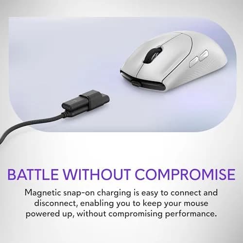 Alienware Wireless Gaming Mouse AW720M 26000 DPI | Ambidextrous, Fast Charging, 8 Buttons thumbnail 3