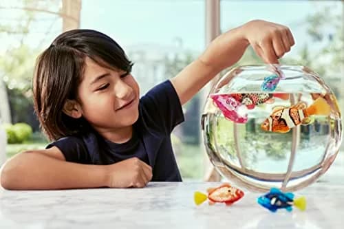 Robo Alive Robo Fish Robotic Swimming Fish (2 Pack, Red + Blue) | Water Activated Toy for Kids 3+ thumbnail 7