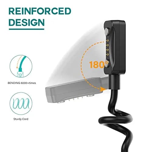 TUSITA Magnetic Charger Compatible with Polar Pacer, Pacer Pro, Ignite 3, Vantage V3, Vantage M3, 1M USB-A thumbnail 3