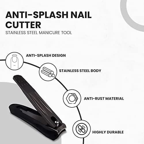 Ongle Precision Nail Clippers with Catcher & Filer, 9.1cm (3.6in) Stainless Steel | Professional Manicure Tools thumbnail 2