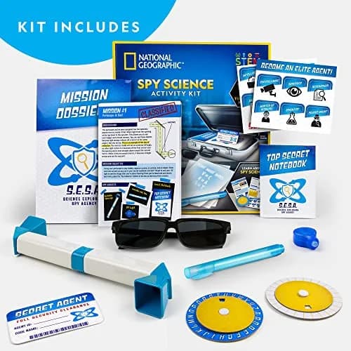 Blue Marble Spy Science Kit with 10 Secret Missions | Kids Spy Activity Set for Ages 8+ thumbnail 6