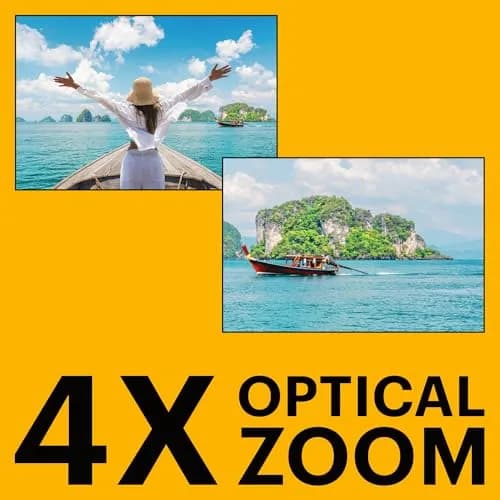 KODAK PIXPRO WPZ2 Waterproof Digital Camera 16MP 4X Optical Zoom 15m Red | 1080p HD Video thumbnail 4