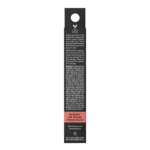 e.l.f. Glossy Lip Stain, Power Mauves, 3ml (0.1 Fl Oz) | Vegan & Cruelty-Free Sheer Color thumbnail 6