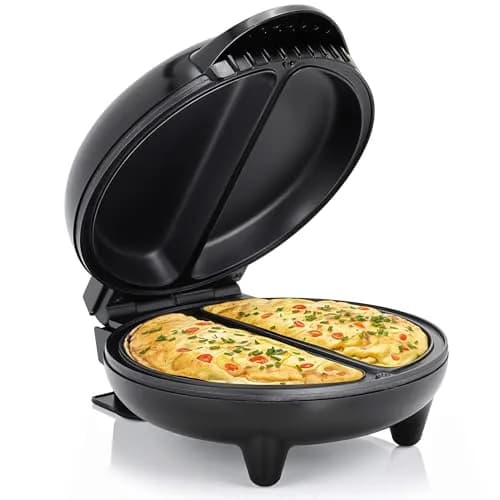 Elite Gourmet EOM205 Non-Stick Omelet & Frittata Maker 6.5-Inch | Perfect Breakfast & Dessert Maker thumbnail 1